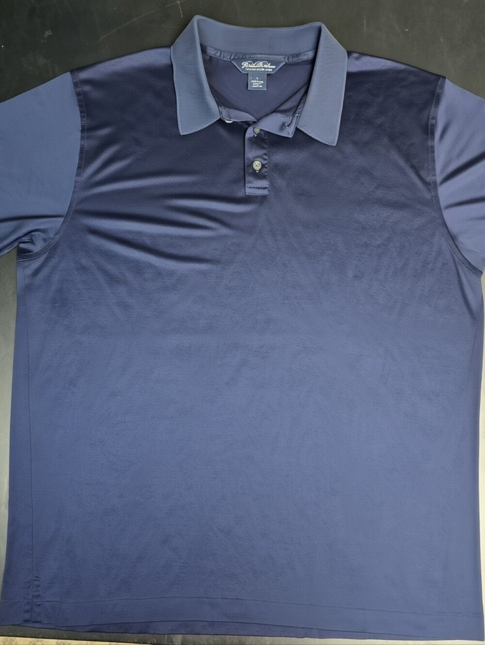 Brooks Brothers Men’s Polo Shirt L — Navy Blue Golf Short Sleeve Classic Preppy